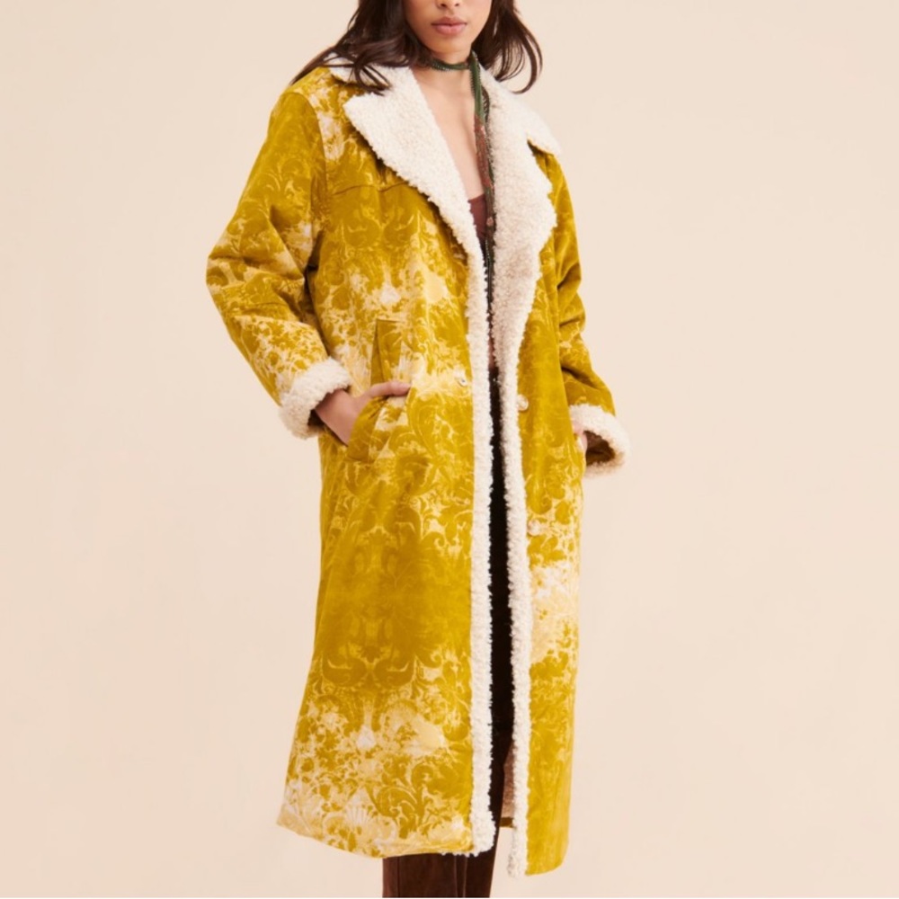 Urban Outfitters Asher Shearling Coat